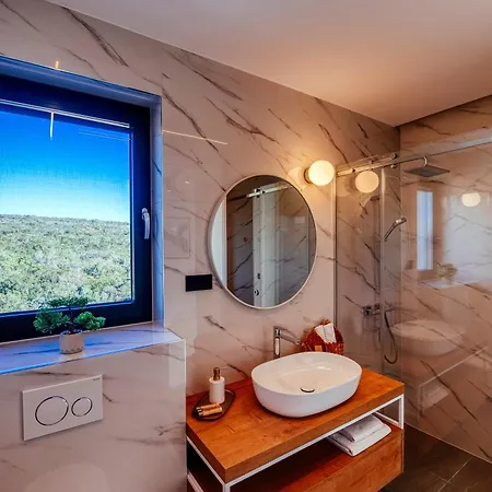 ヴィラ Luxury With Private Pool, Sea View, Billiards & Dalmatian Tavern